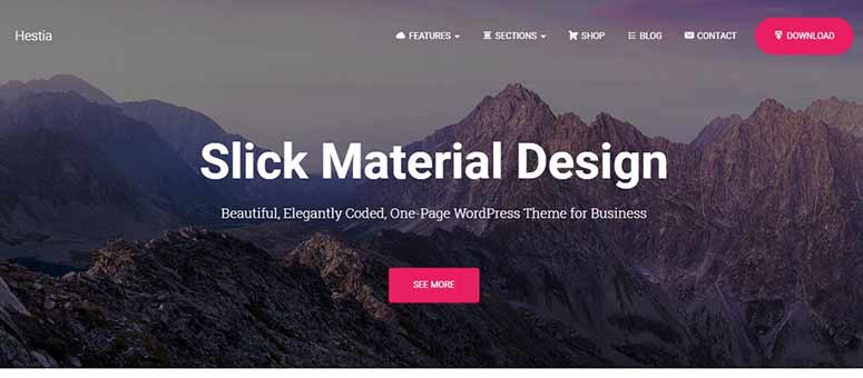 Hestia Pro - IsItWP - Détecteur de thèmes WordPress gratuit Hestia Pro