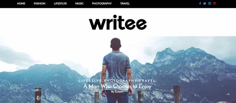 Writee - IsItWP - Détecteur de thèmes WordPress gratuit Writee