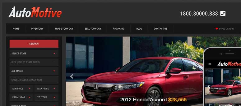 Automotive - IsItWP - Détecteur de thèmes WordPress gratuit Automotive