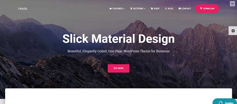 Hestia Pro - IsItWP - Détecteur de thèmes WordPress gratuit Hestia Pro