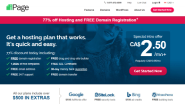 ipage-web-hosting-canada