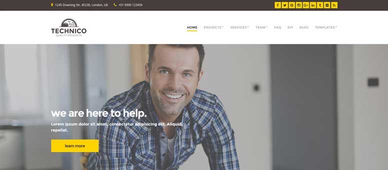 Technico - IsItWP - Détecteur de thèmes WordPress gratuit Technico
