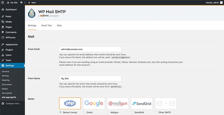WP Mail SMTP