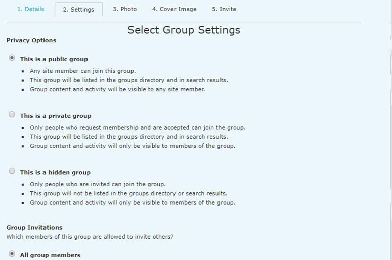 Group privacy