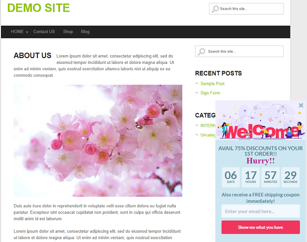 greeting your users with welcome message, welcome wordpress users, greet your wordpress users