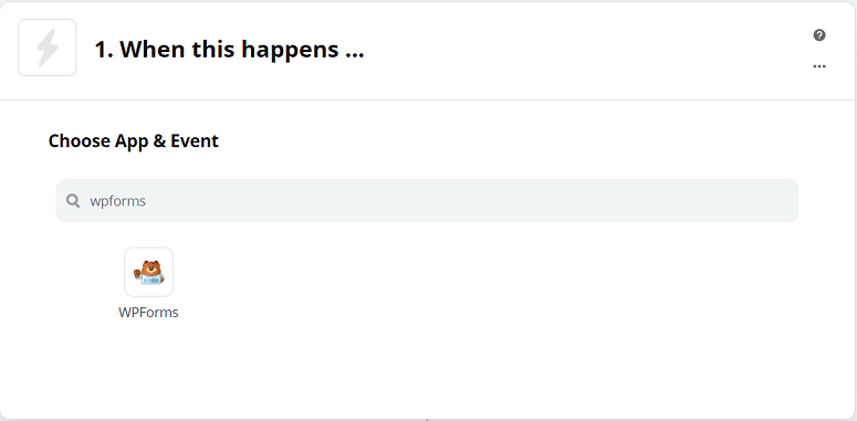 Integrate WPForms to zapier