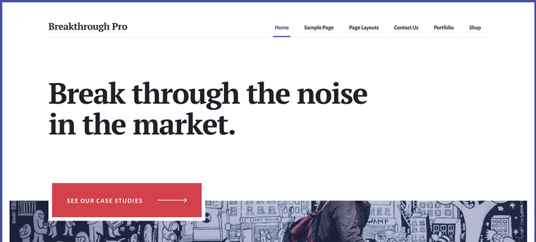 Breakthrough Pro - IsItWP - Détecteur de thèmes WordPress gratuit Breakthrough Pro