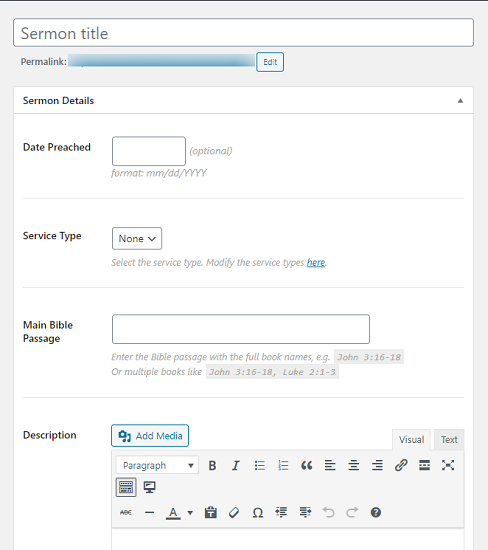 Add new Sermon - IsItWP - Détecteur de thèmes WordPress gratuit Add new Sermon