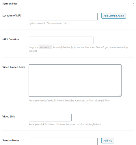 Sermon Manager - IsItWP - Détecteur de thèmes WordPress gratuit Sermon Manager