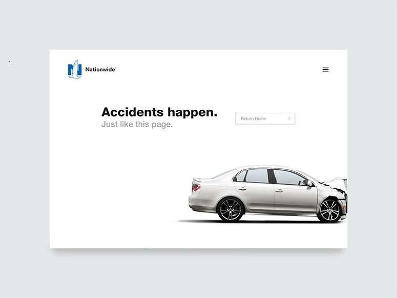 404 erro by Ryan Duffy, inspiring 404 error page