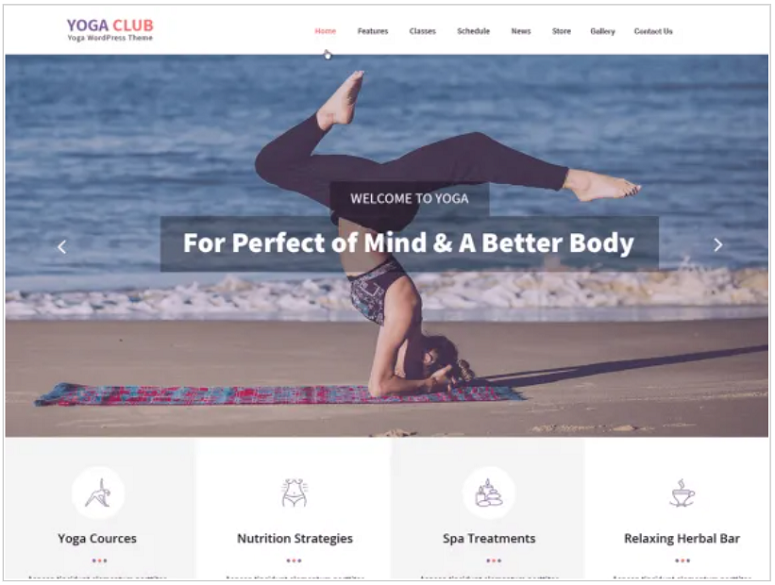 Yogaclub Lite, yoga themes