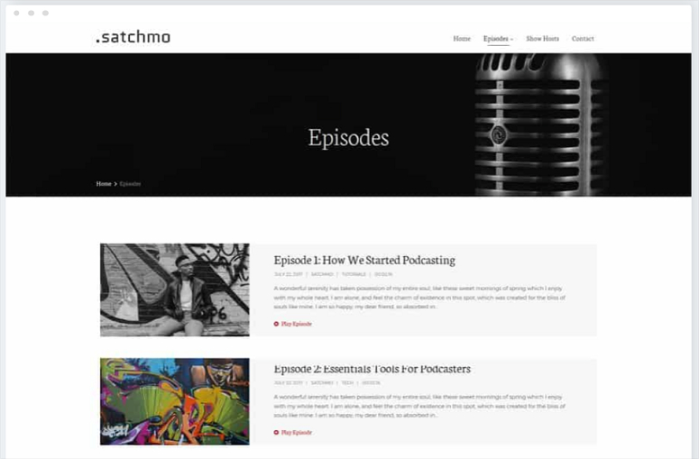 Satchmo wp theme