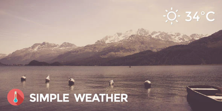 Simple Weather, weather plugins