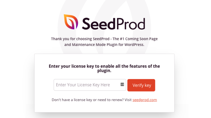 add seedprod license