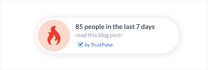 visitor analytics in trustpulse