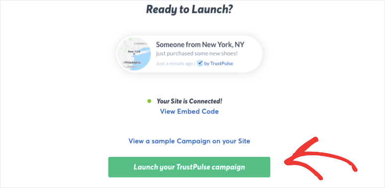 launch the trustpulse campaign