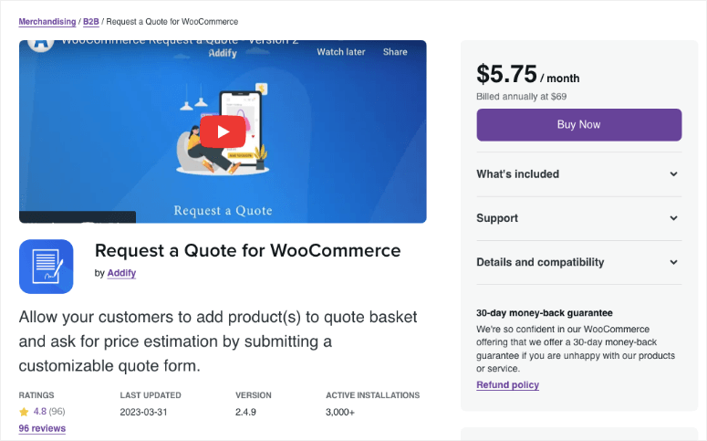 request a quote woocommerce plugin