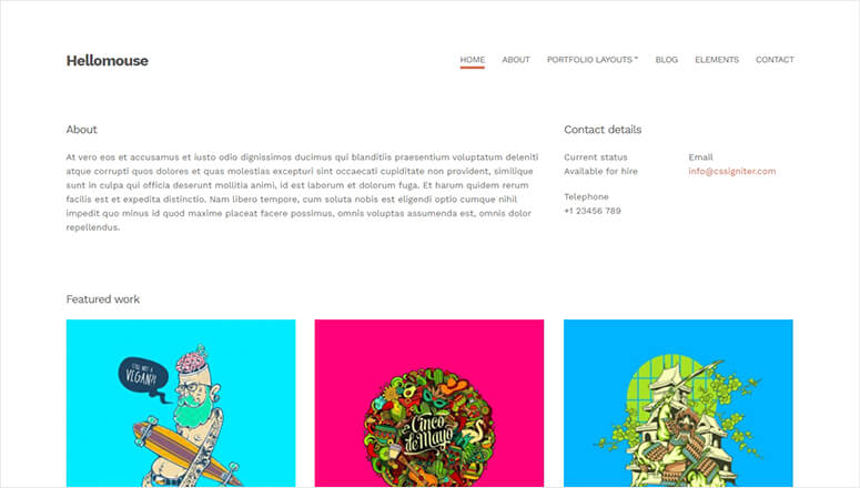 Hellomouse - IsItWP - Détecteur de thèmes WordPress gratuit Hellomouse