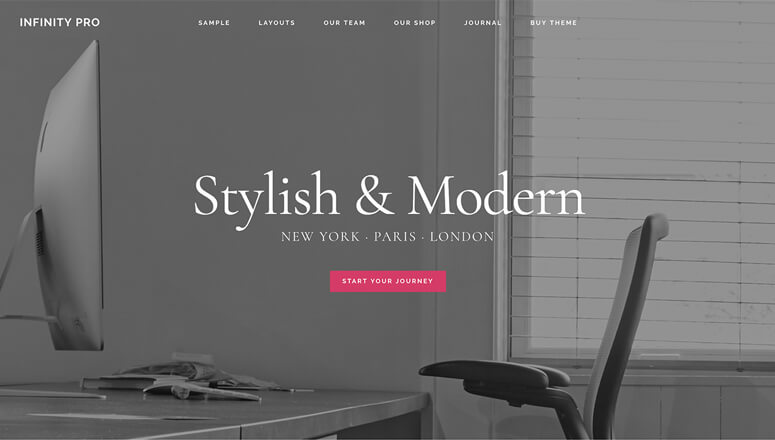 Infinity Pro - IsItWP - Détecteur de thèmes WordPress gratuit Infinity Pro