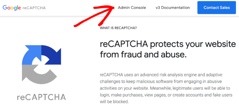 recaptcha-admin-console