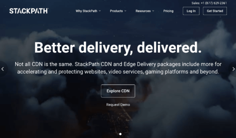 StackPath homepage - IsItWP - Détecteur de thèmes WordPress gratuit StackPath homepage