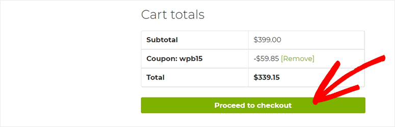 Cart totals