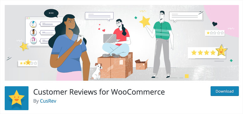 customer reviews for woocommerce