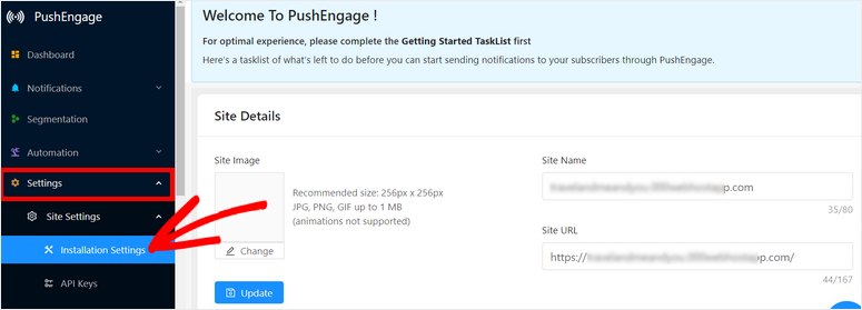 site-settings-pushengage