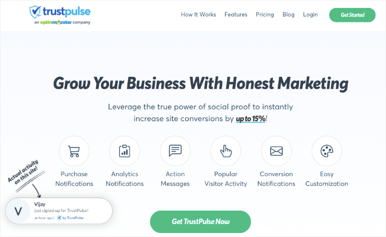 trustpulse social proof wordpress