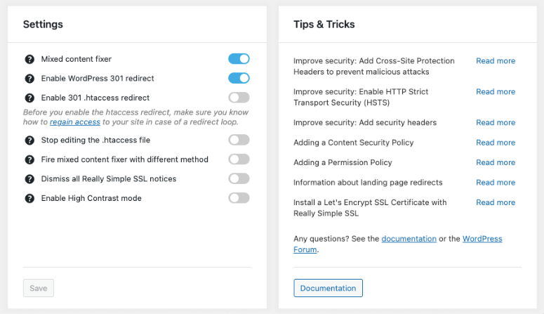 really simple ssl tips and tricks