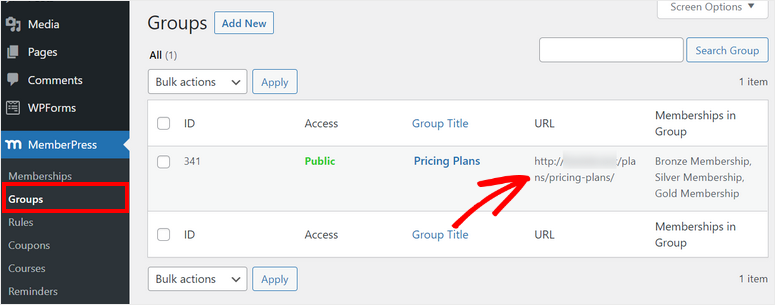 copy url pricing plan