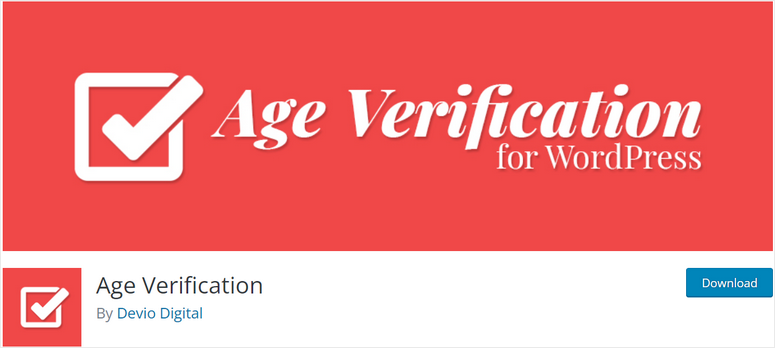 age verfication plugin for wordpress