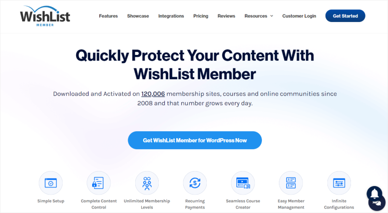 wishlist member homepage