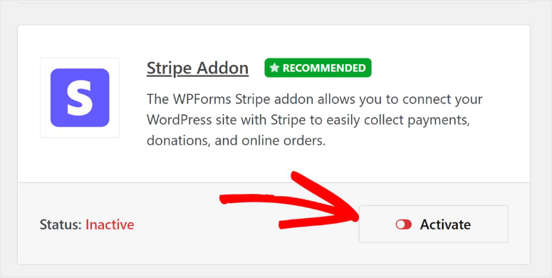 stripe add one apple pay wpforms