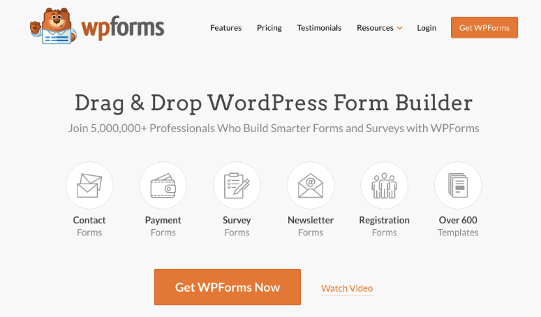 WPForms form builder