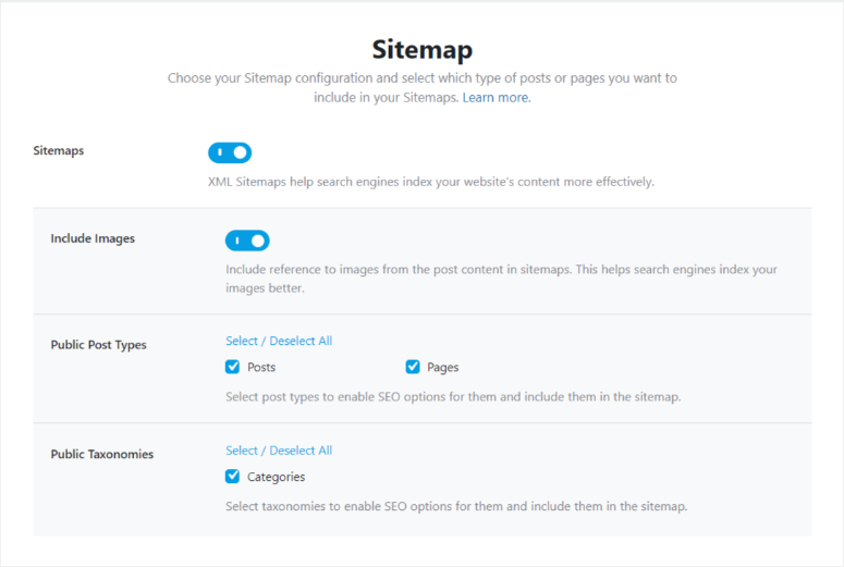 rank math sitemaps