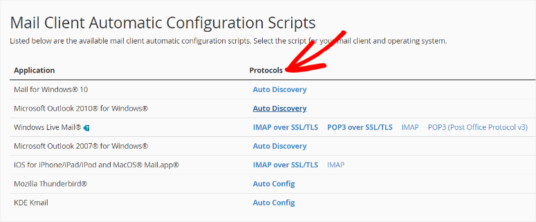 bluehost email config