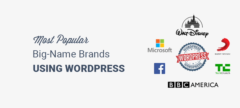 Most Popular Brands Using WordPress