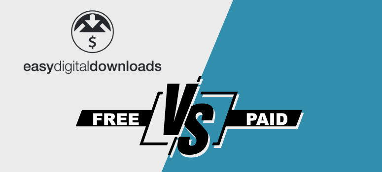 easy digital downloads free vs paid versions