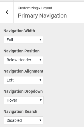 GeneratePress Review - navigation options