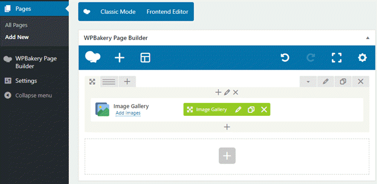wpbakery page builder frontend editor