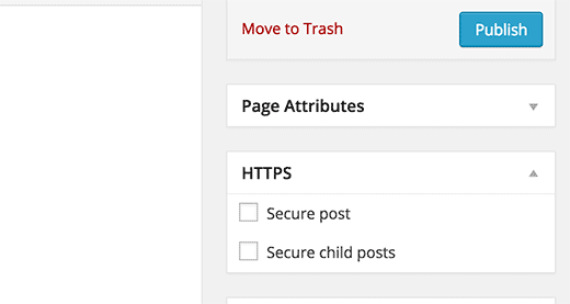 select specific https