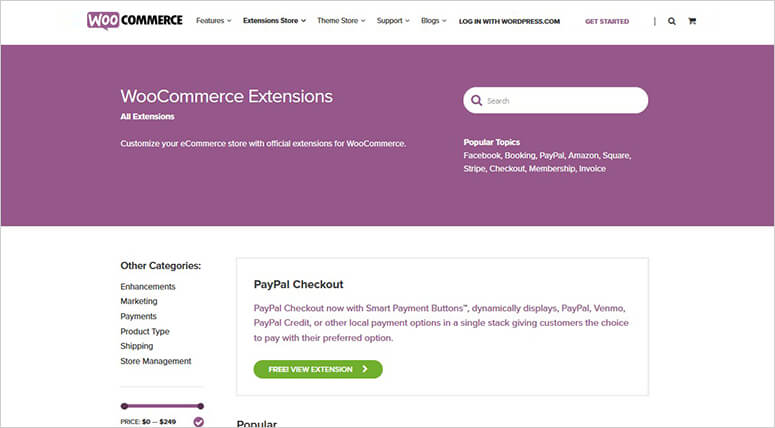 WooCommerce extensions