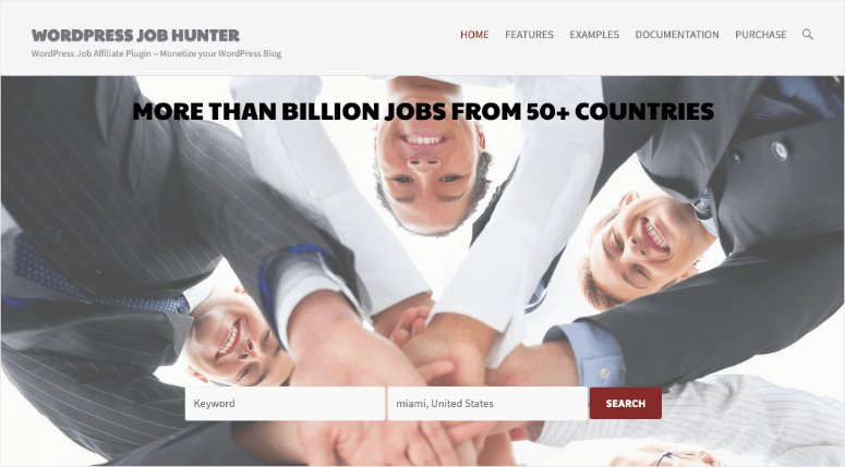 wordpress job hunter