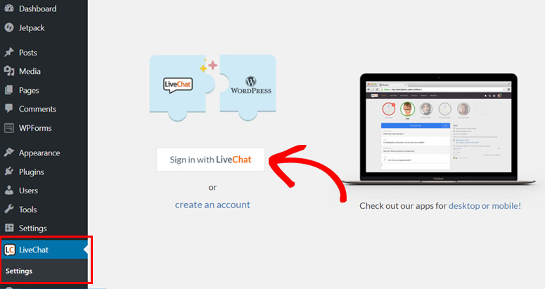 connect-livechat-with-wordpress