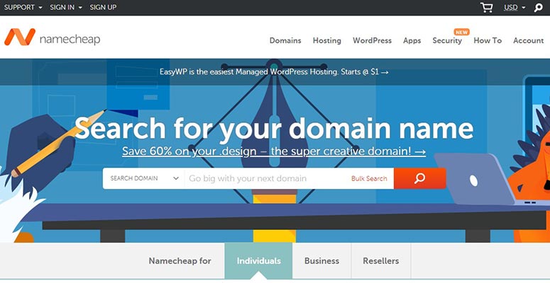 NameCheap, domain brokers