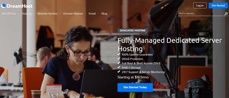 dreamhost dedicated server hosting review