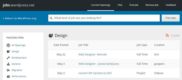 WordPress Jobs