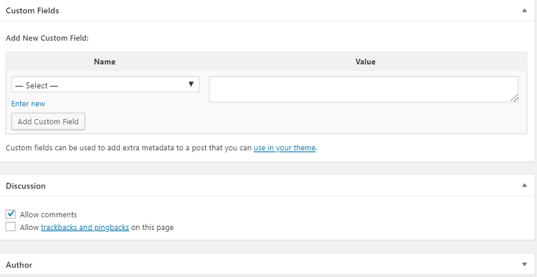 custom fields - IsItWP - Detetor de temas WordPress gratuito