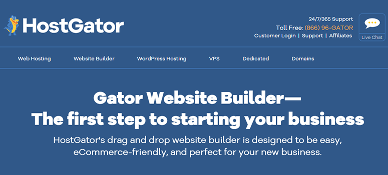 Gator website builder